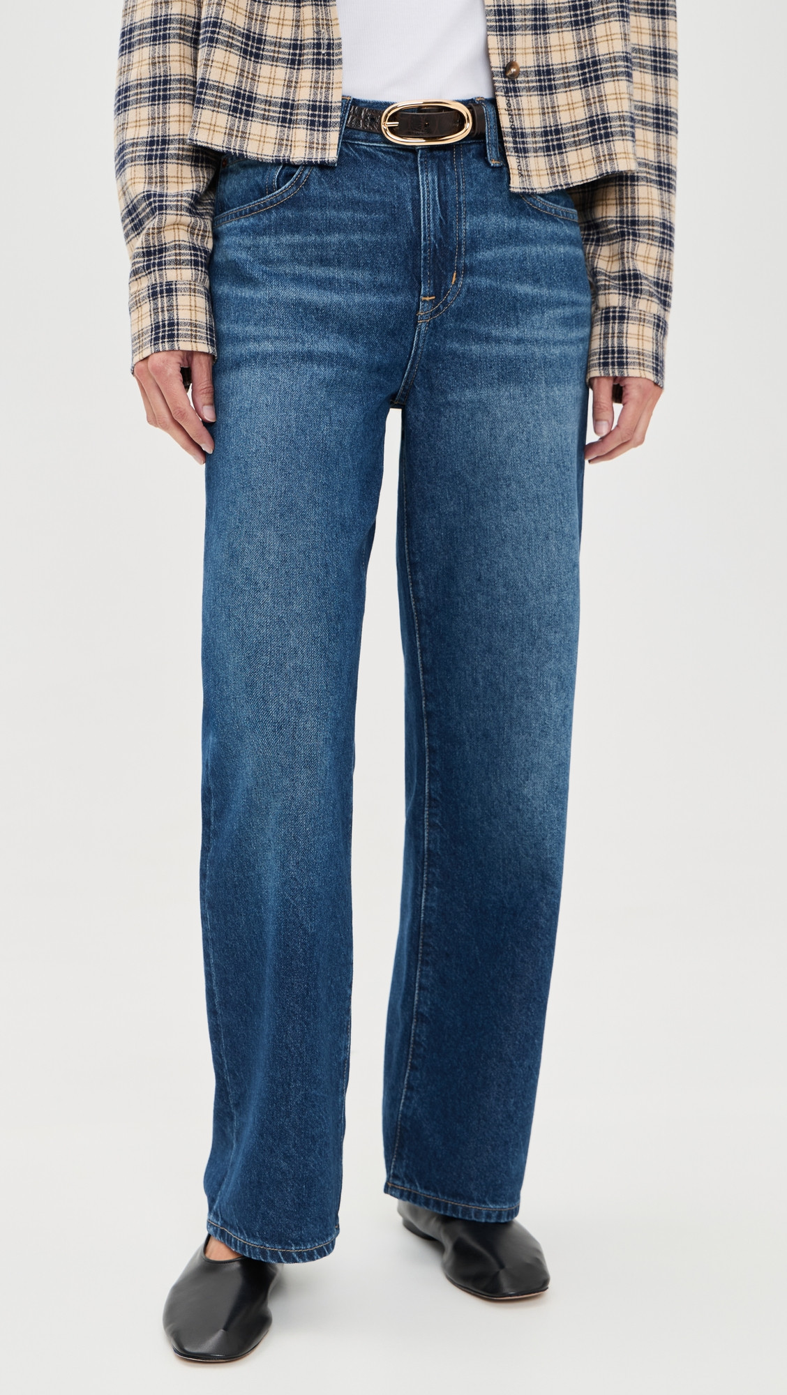 Madewell The Short Perfect Vintage Wide Leg Jeans Bedford Wash 27 | Shopbop