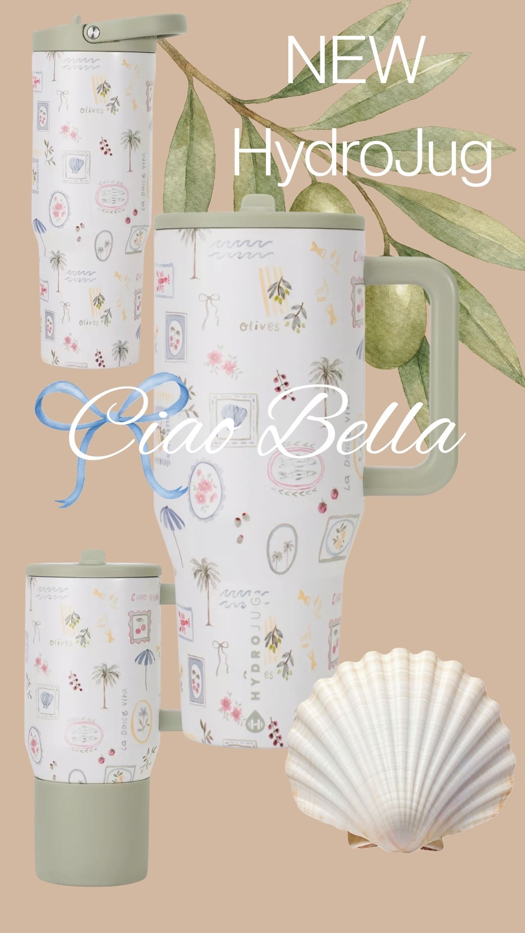 Adding to cart! 🛒🐚🌴 #hydrojug #ciaobella #summer #waterbottle #tumbler

#LTKdayinmylife #LTKSeasonal #LTKActive
