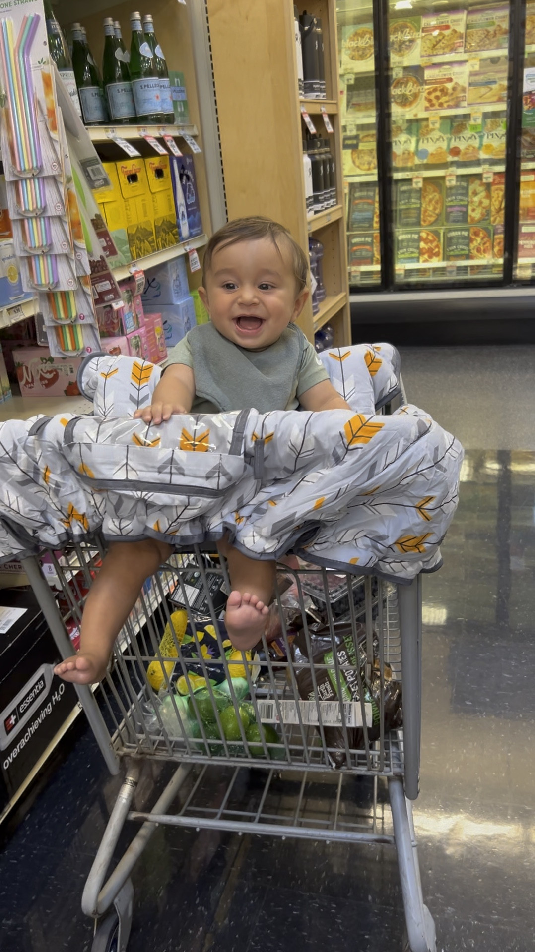 We absolutely love this cart cover! We also use it in high chairs at restaurants. It’s super cozy, and the baby loves to put every single thing in his mouth so this stops him from sucking on the shopping cart. It’s on sale now!

#LTKFallSale #LTKBaby #LTKFindsUnder50