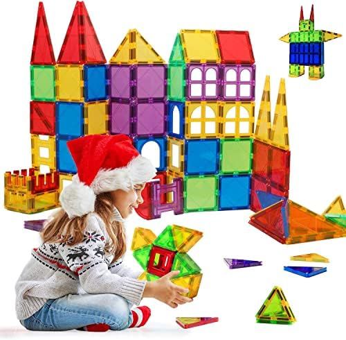 MAGBLOCK 70pcs Magnetic Building Blocks Kids Magnetic Tiles Creativity Educational construction Toys | Amazon (UK)