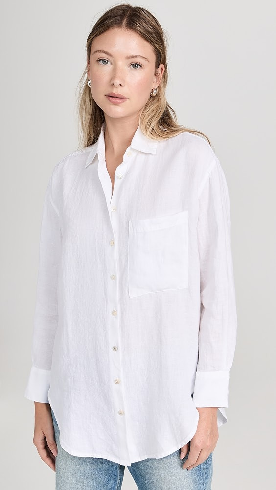 The Deeper End Shirt in Linen | Shopbop