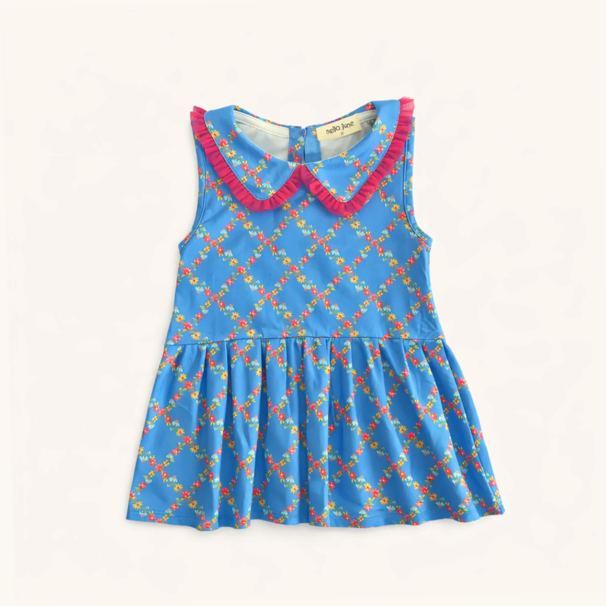 Performance Tennis Dress in Watercolor Floral | Nella June