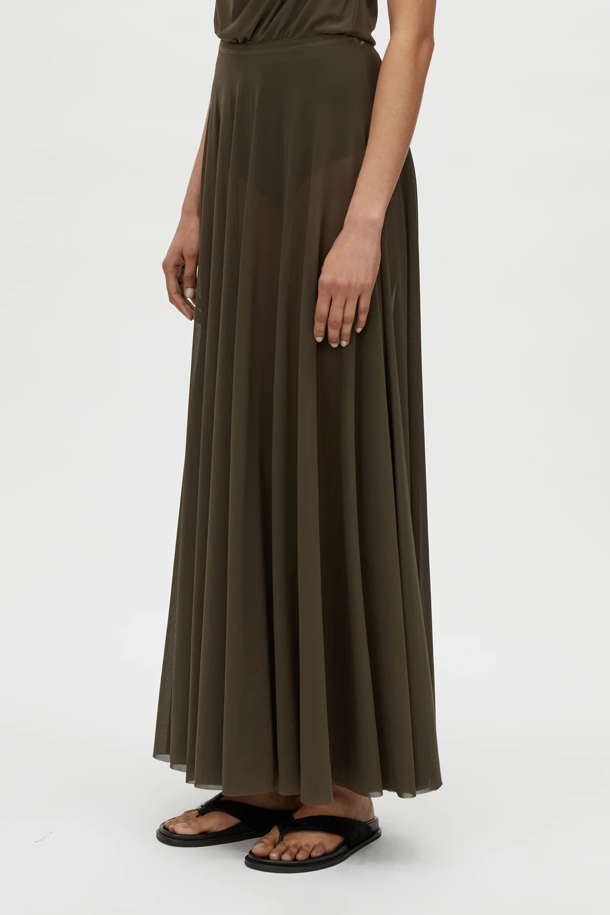 Loom 2.0 Maxi Skirt in Dark Khaki - CAMILLA AND MARC® C&M | CAMILLA AND MARC (ANZ)