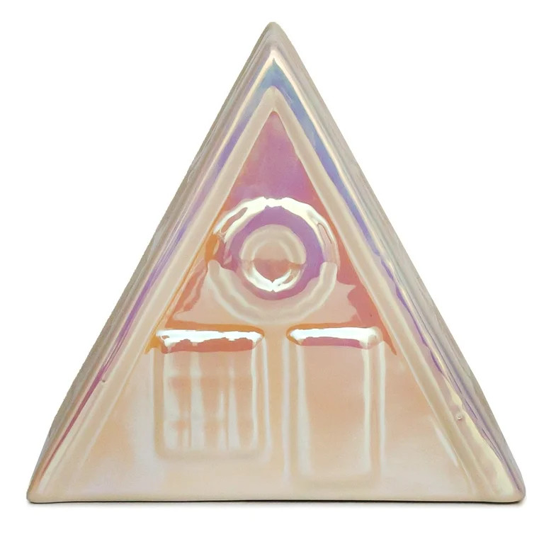Holiday Time A-Frame Ceramic Iridescent House - Walmart.com | Walmart (US)