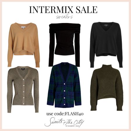 Intermix sale on sweaters. Use code FLASH40 at checkout! 

#LTKHoliday #LTKSeasonal #LTKsalealert