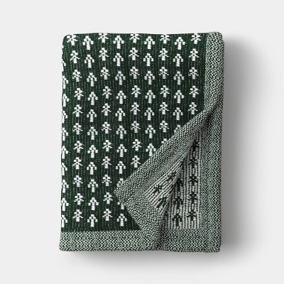 Mini Fairisle Tree Throw Evergreen - Threshold™ | Target