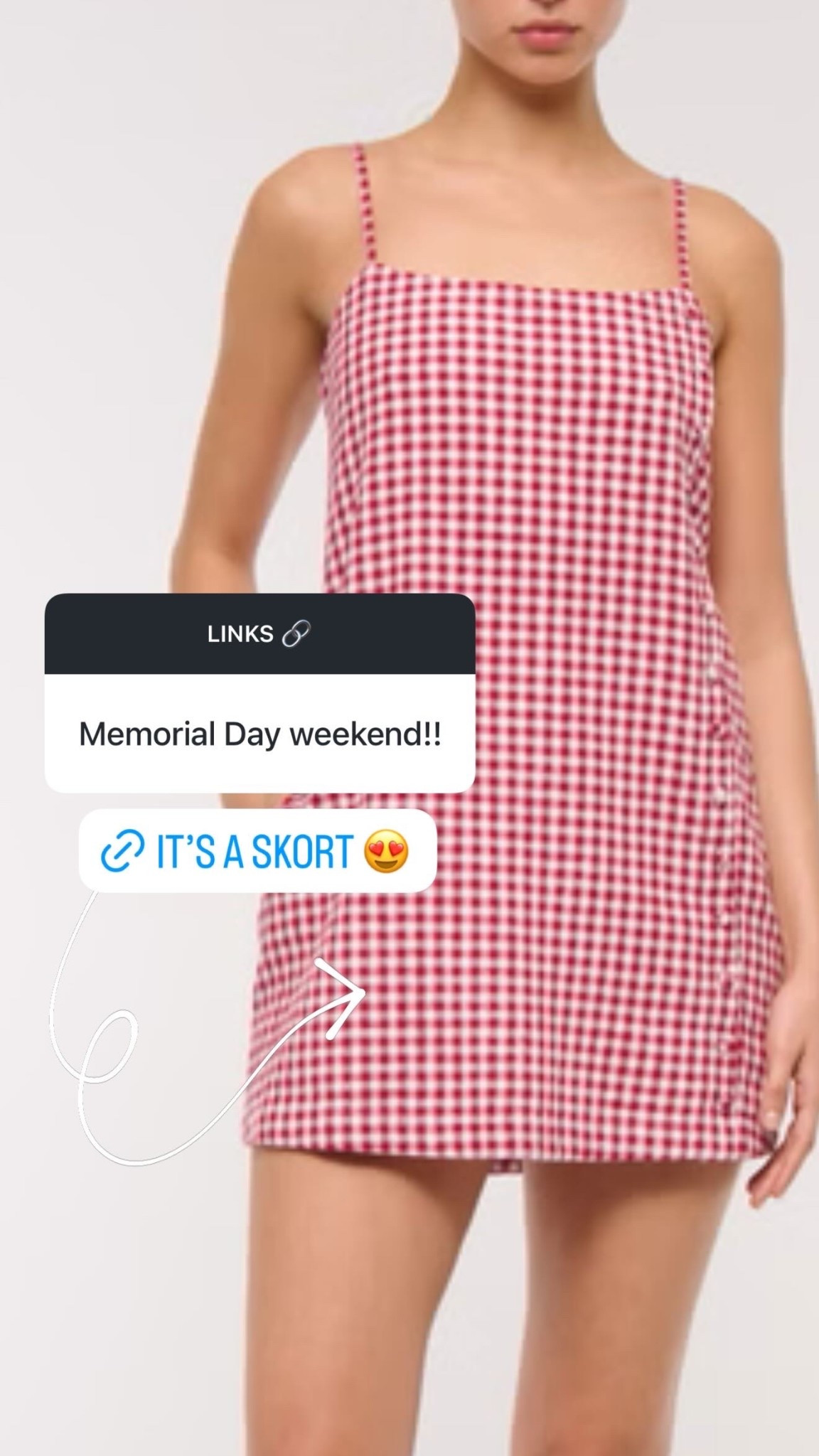 Memorial Day, MDW, Memorial Day weekend, skort, gingham dress, Abercrombie and fitch, style tips 

#LTKSeasonal