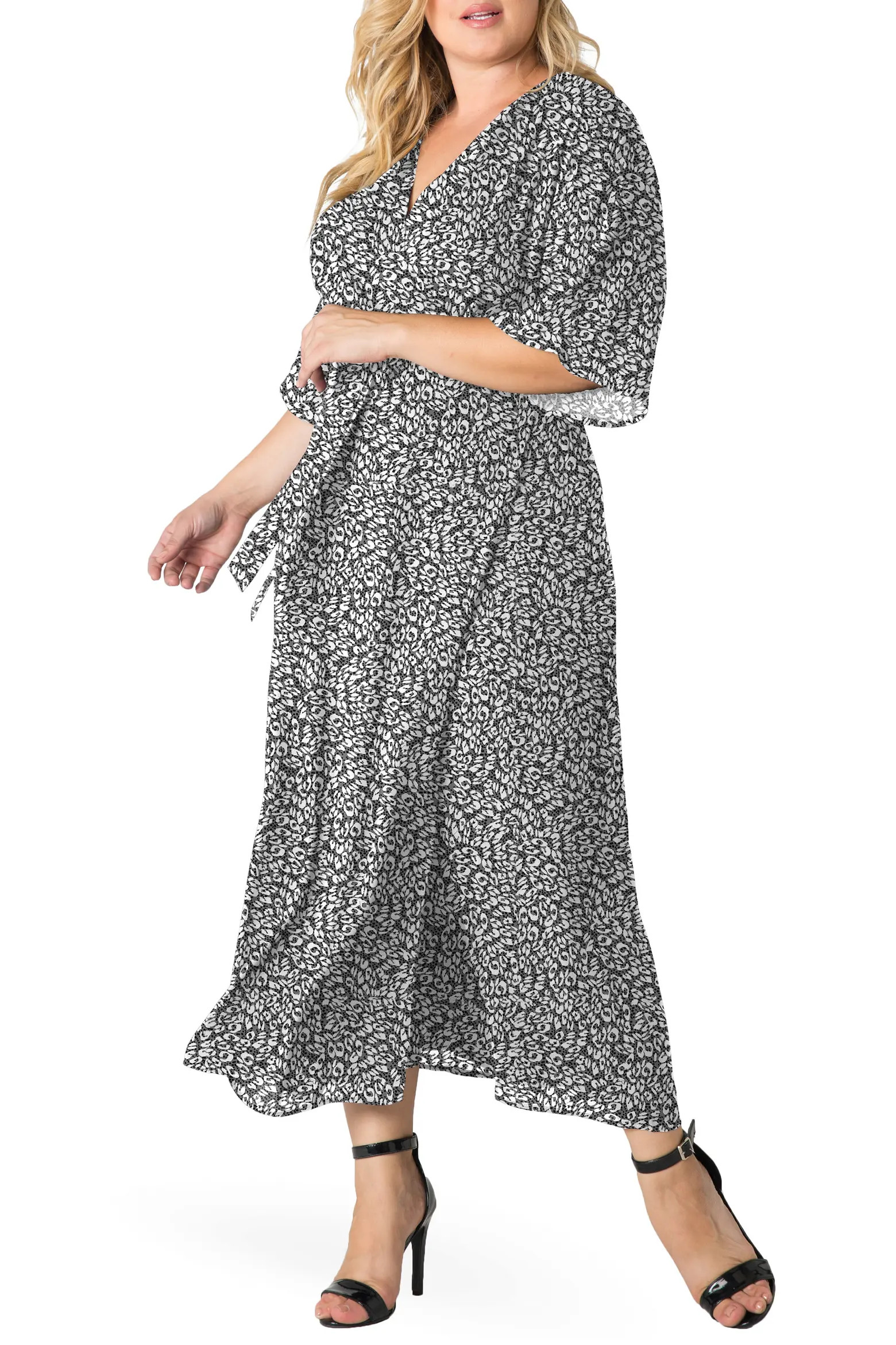 Short Sleeve Wrap Maxi Dress (Women) | Nordstrom | Nordstrom