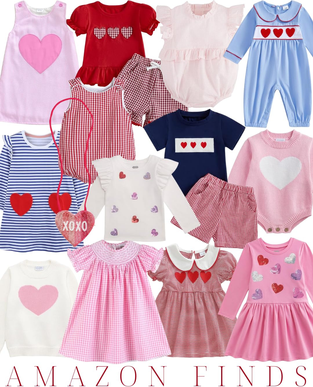 smocked Valentine's Day toddler outfit | smocked heart dress | Valentine's day outfit | preppy he... | Amazon (US)