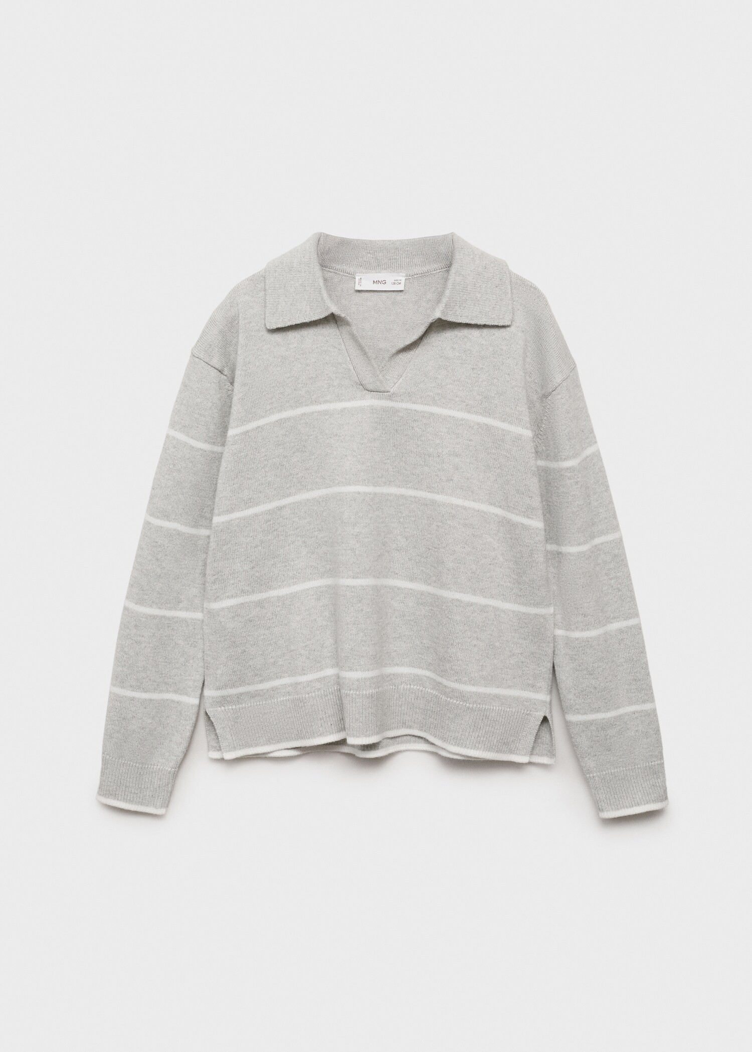 Striped polo-neck sweater - Kids | MANGO USA | Mango (US/MX/AU)