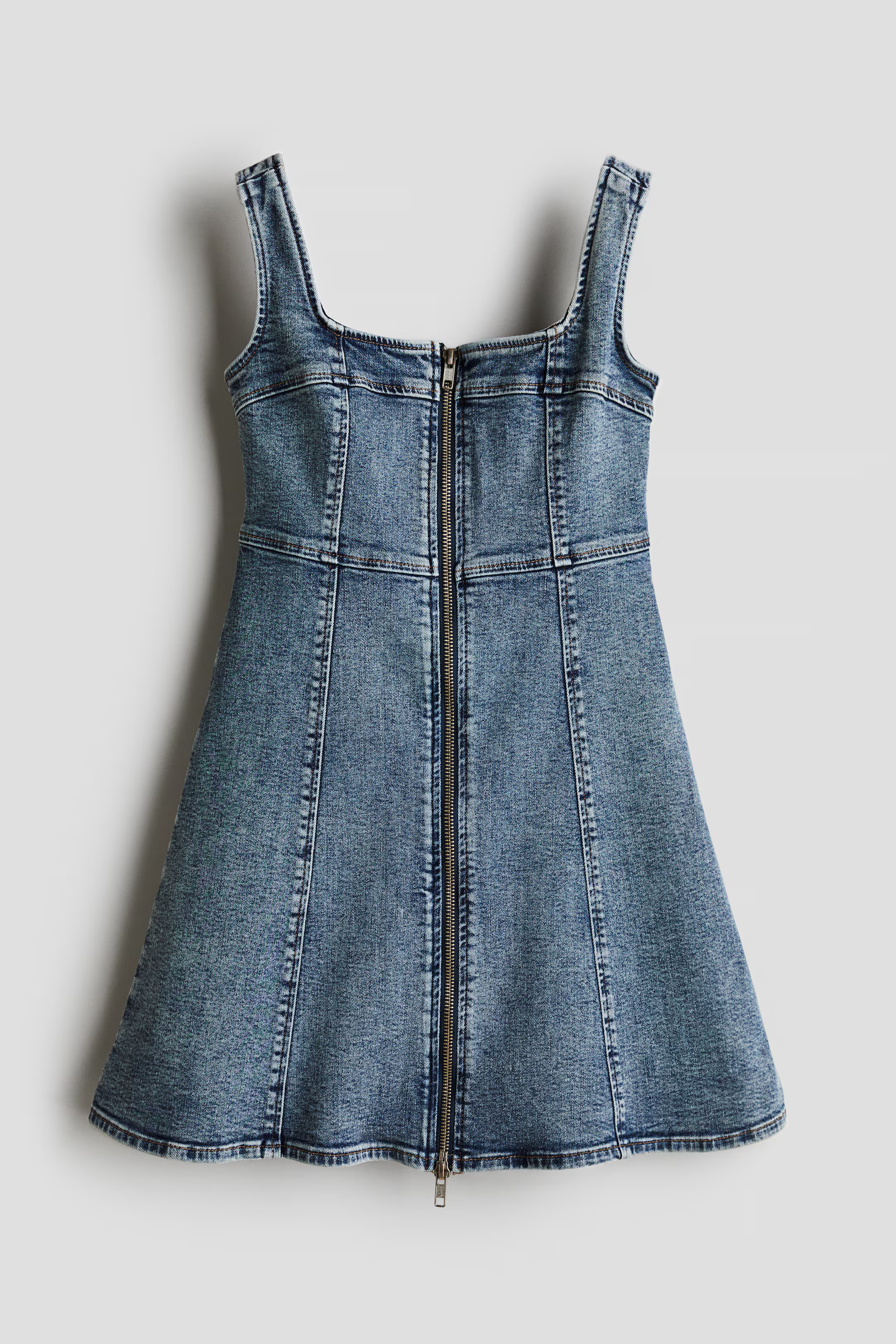 Denim Dress with Zipper | H&M (US + CA)