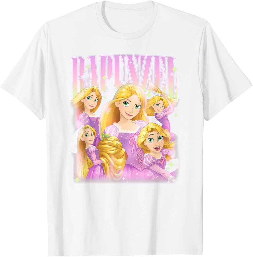 Disney Tangled Princess Rapunzel Multi Pose T-Shirt | Amazon (US)