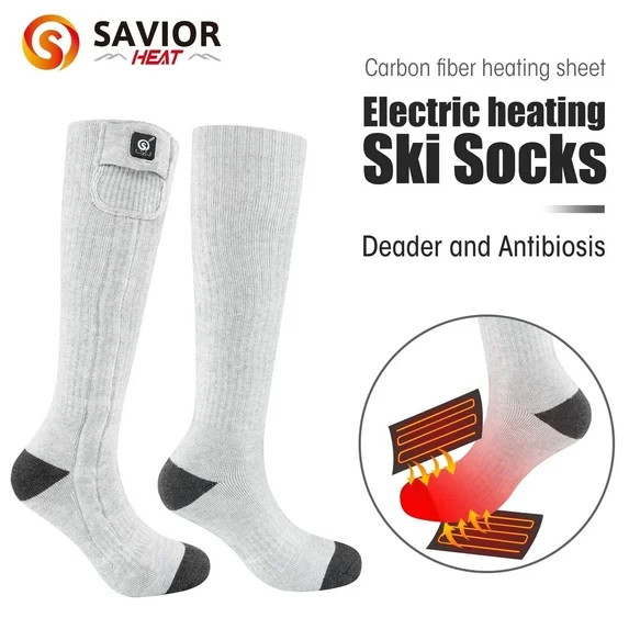 SAVIOR Rechargeable Heated Socks for Men Women,7.4v 2200mah Heated Socks With Battery,Hunting Hik... | Walmart (US)