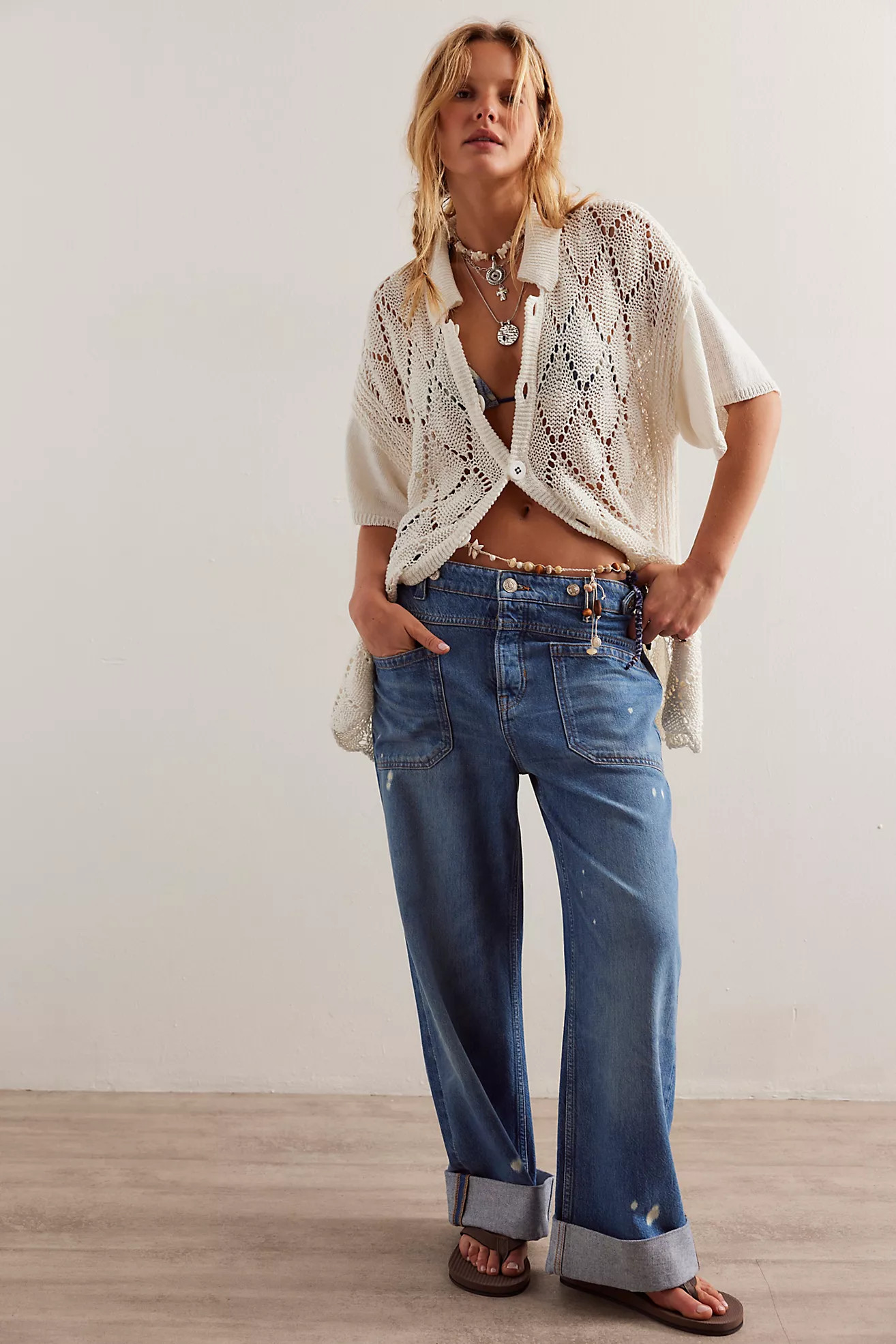 We The Free Palmer Cuffed Jeans | Free People (Global - UK&FR Excluded)