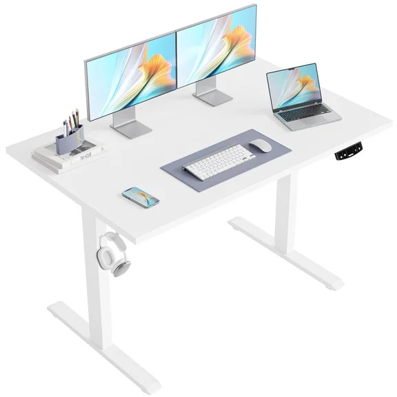 edx Electric Standing Desk, Height Adjustable Desk, 48 x 24 Inches Ergonomic Stand up Desk with M... | Walmart (US)