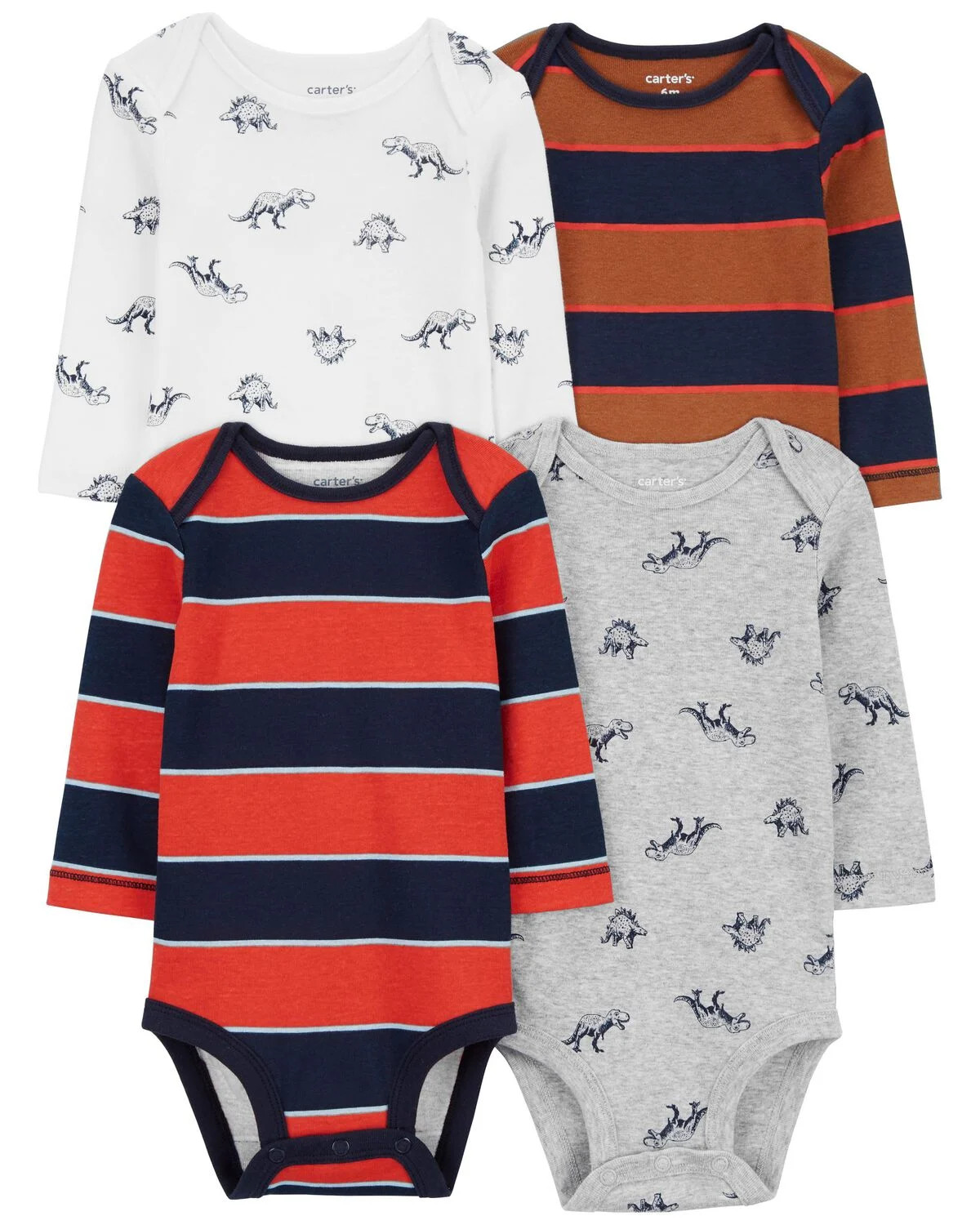 Baby 4-Pack Raglan Sleeve Bodysuits | Carter's