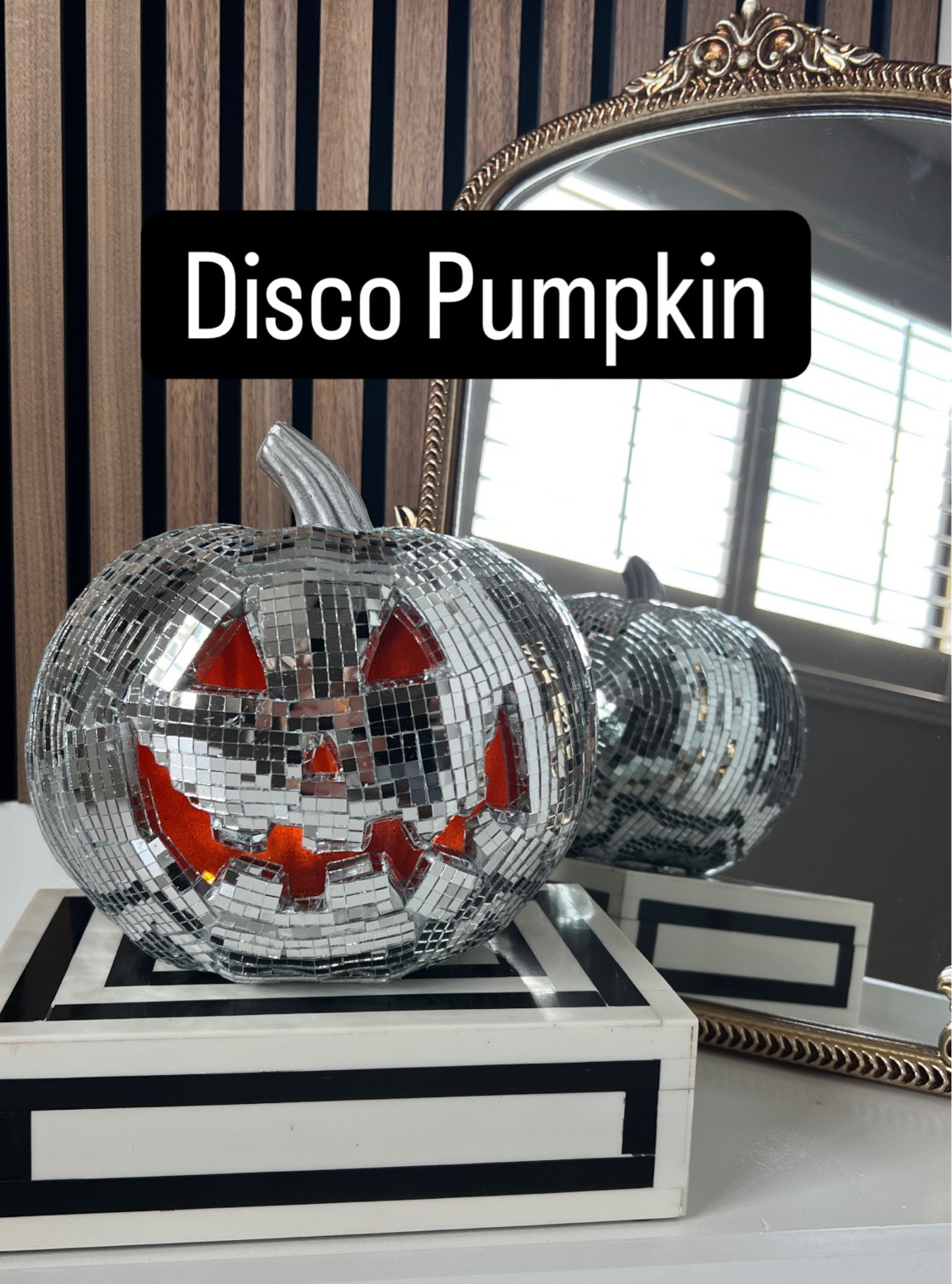DIY Disco Pumpkin 