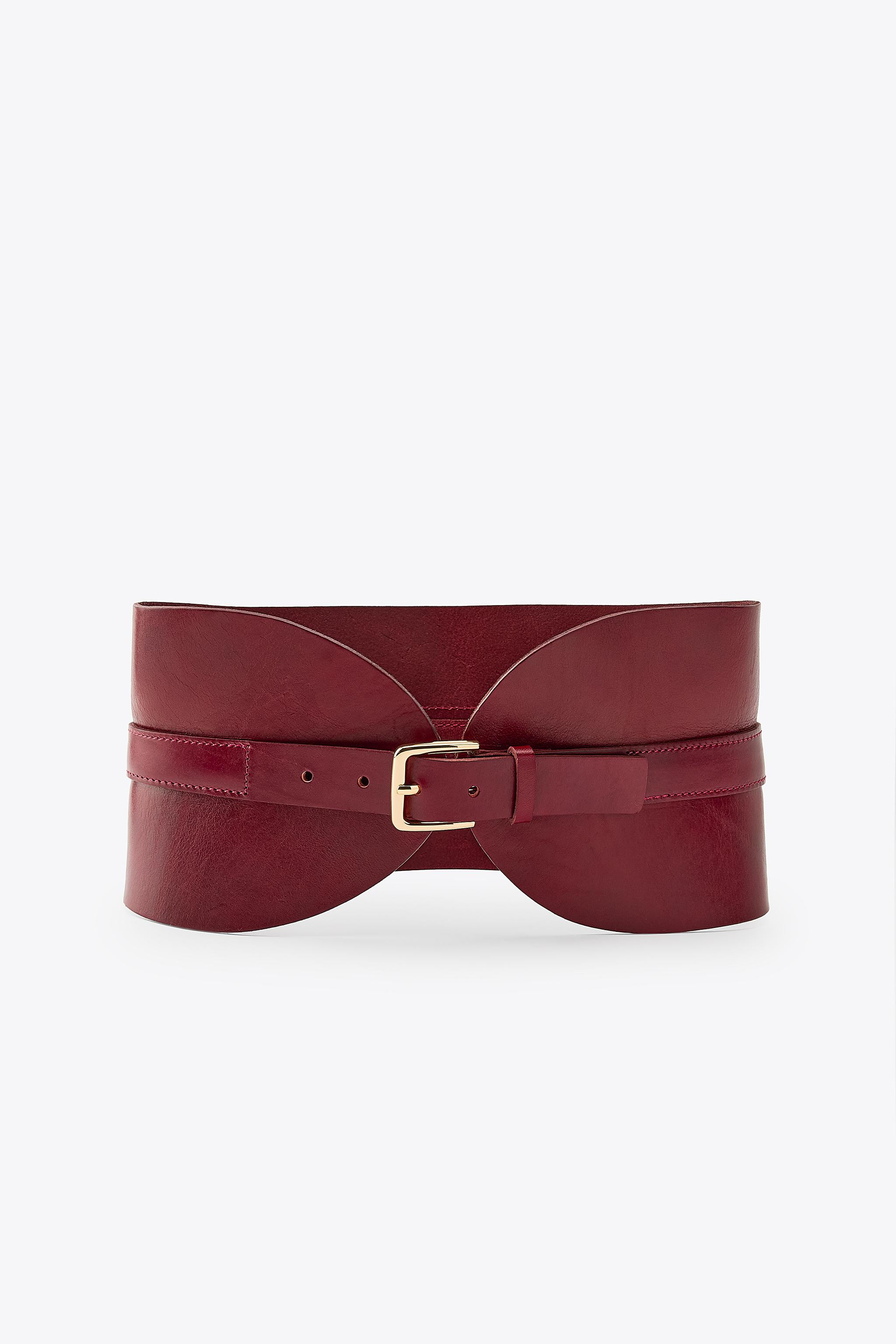 LEATHER SASH BELT | Zara US