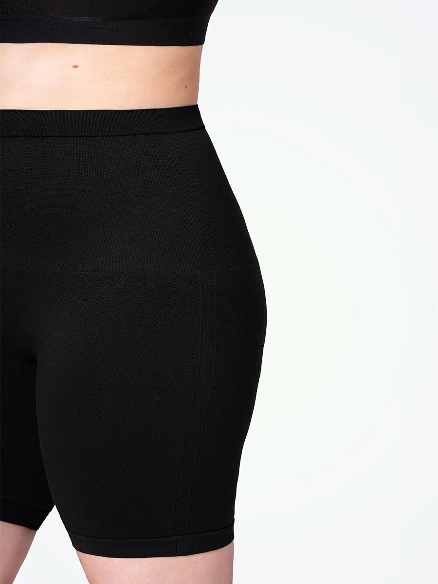 The Classic Shapermint Essentials Fresh Control Mid-Waist Shaper Bike Shorts | Shapermint