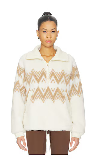 Hendrik Half Zip Sherpa Jacket | Revolve Clothing (Global)