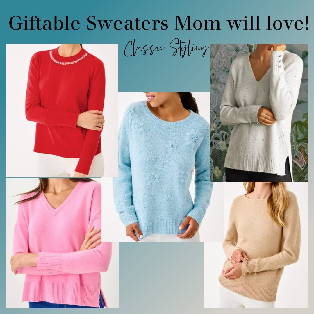 We love a Lilly sweater!  Here are some giftable sweaters that she’s sure to love! 

#LTKmomlife #LTKHoliday #LTKGiftGuide