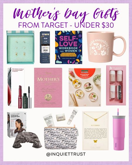 Here are some thoughtful gift ideas from Target that would be perfect to give to your mom, wife, aunt, or mother-in-law this Mother's Day! #beautypicks #journaling #fashionfinds #selfcare

#LTKfindsunder50 #LTKGiftGuide #LTKbeauty
