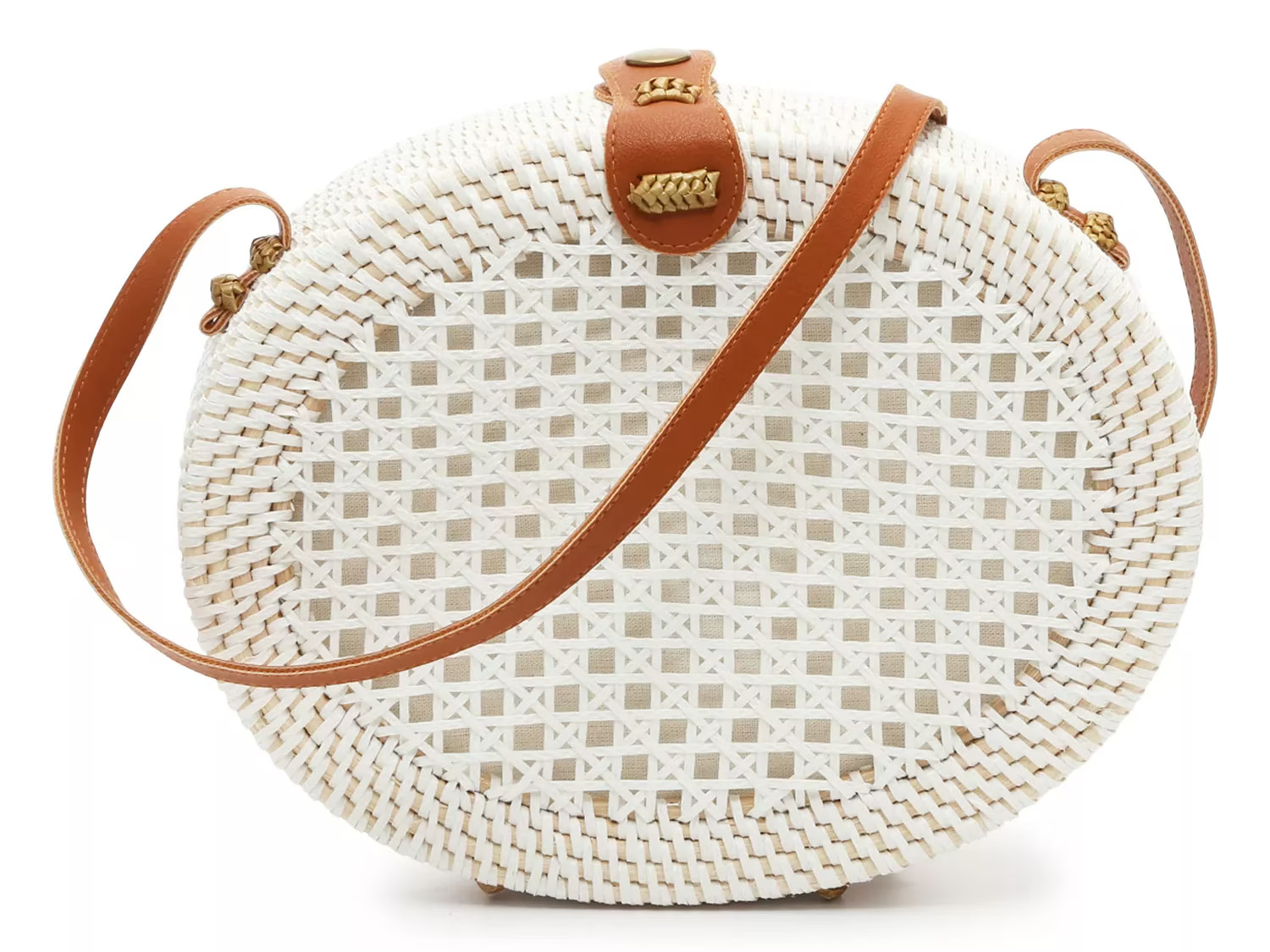 Crown Vintage Woven Oval Crossbody | DSW