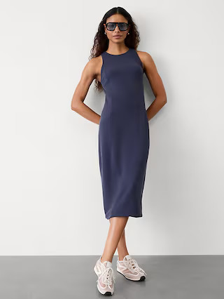 Seasoft Rib Midi Tank Dress | Athleta