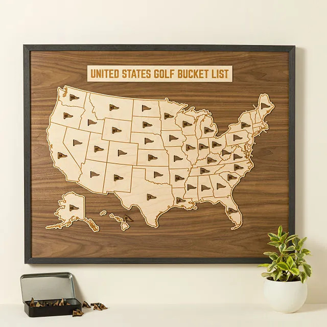 Personalized United States Golf Bucket List | UncommonGoods