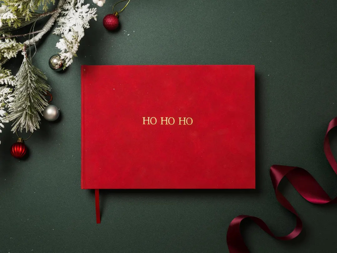 Embossed Holiday Memory Book - 11.5 X 8.5 Custom Blank Book, Personalized Keepsake, Christmas Car... | Etsy (US)