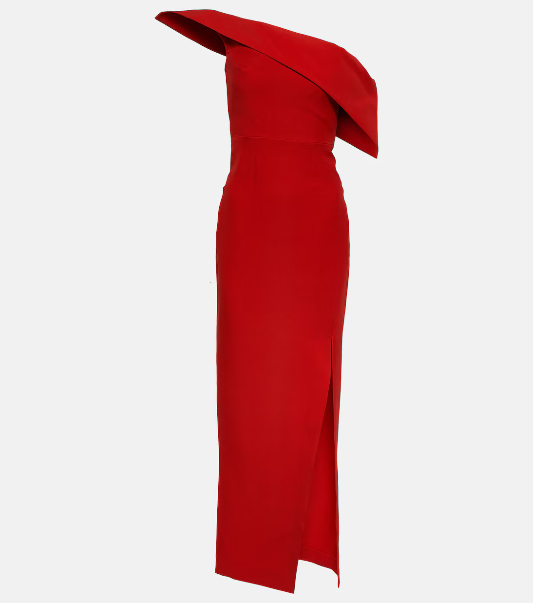 Asymmetric wool and silk gown | Mytheresa (UK)