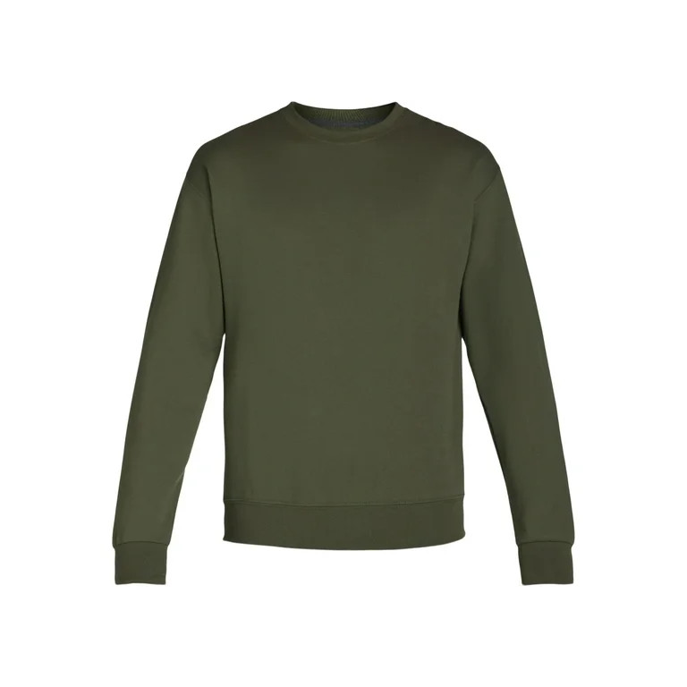 Athletic Works Men's Fleece Crewneck Sweatshirt, Sizes S-4XL | Walmart (US)