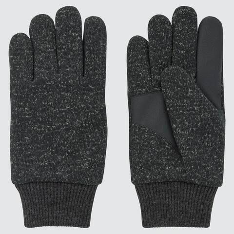 Men HEATTECH Lined Knitted Fleece Thermal Gloves | UNIQLO (UK)