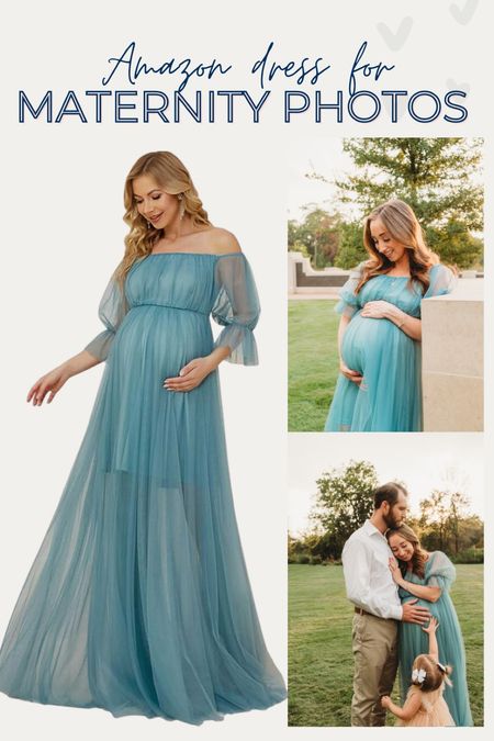 We got our maternity photos back and I’m so in love! I wore this Amazon tulle dress and loved the color! 

#LTKbump