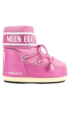 MOON BOOT Classic Low 2 Bootie in Pink from Revolve.com | Revolve Clothing (Global)