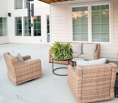 This five piece patio set from Walmart is such great quality. I have had it for a few years and I love it!

#LTKhome #LTKSeasonal #LTKstyletip