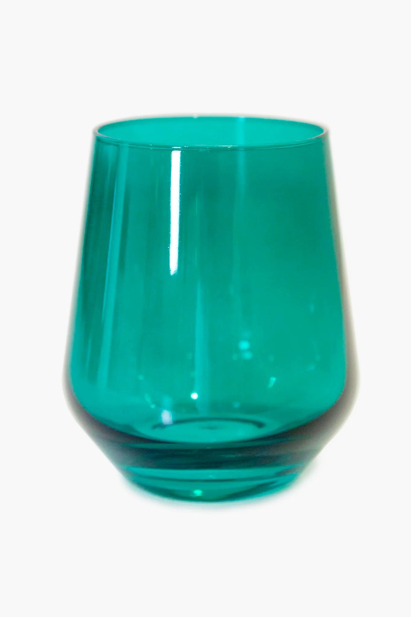 Emerald Green Stemless Wine Glasses (Set of 6) | Tuckernuck (US)