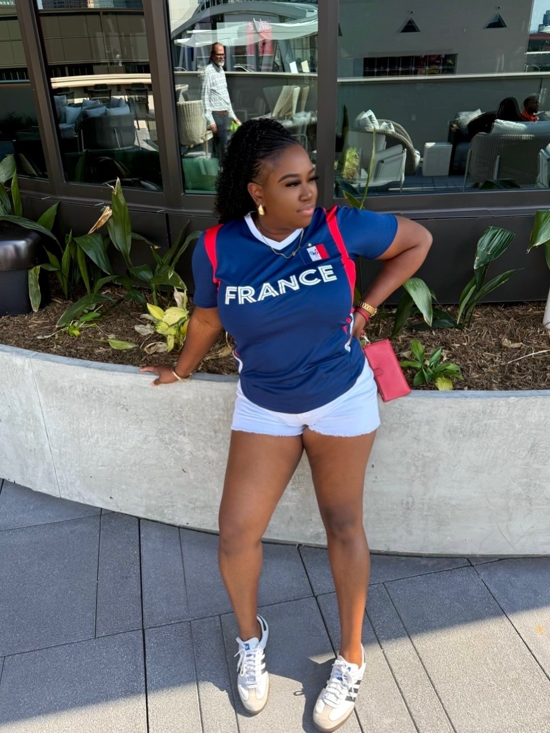 Dressed for the win… and France delivered! 💙❤️🤍🏆

#LTKootd #LTKvlog #LTKU