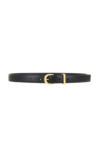 KHAITE Luna 20mm Belt in Black | FWRD 