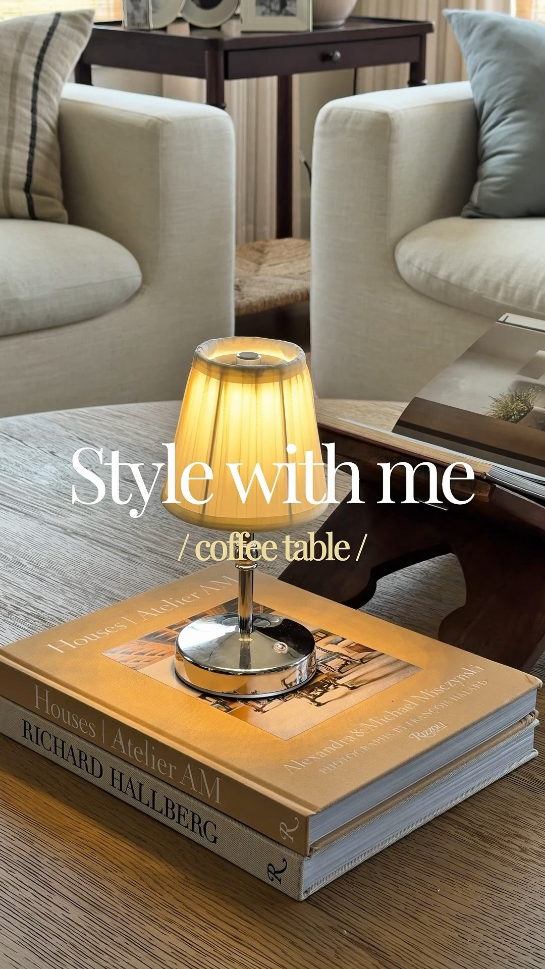 Style my coffee table with me!