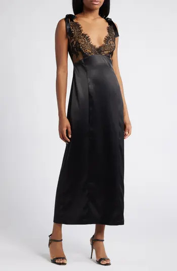 Almera Lace & Satin Cocktail Dress | Nordstrom