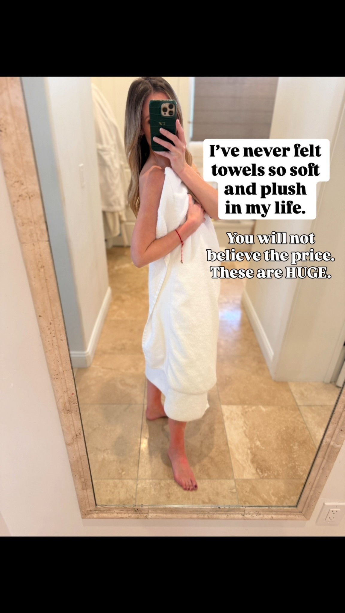 These Quince Turkish towels are SO good—lightweight, super absorbent, and they dry insanely fast. They give that luxury hotel feel without the price tag!


Quince, bathroom, towels, bath sheets, luxury, hotel feel 

#LTKmorningroutine #LTKgrwm #LTKdayinmylife