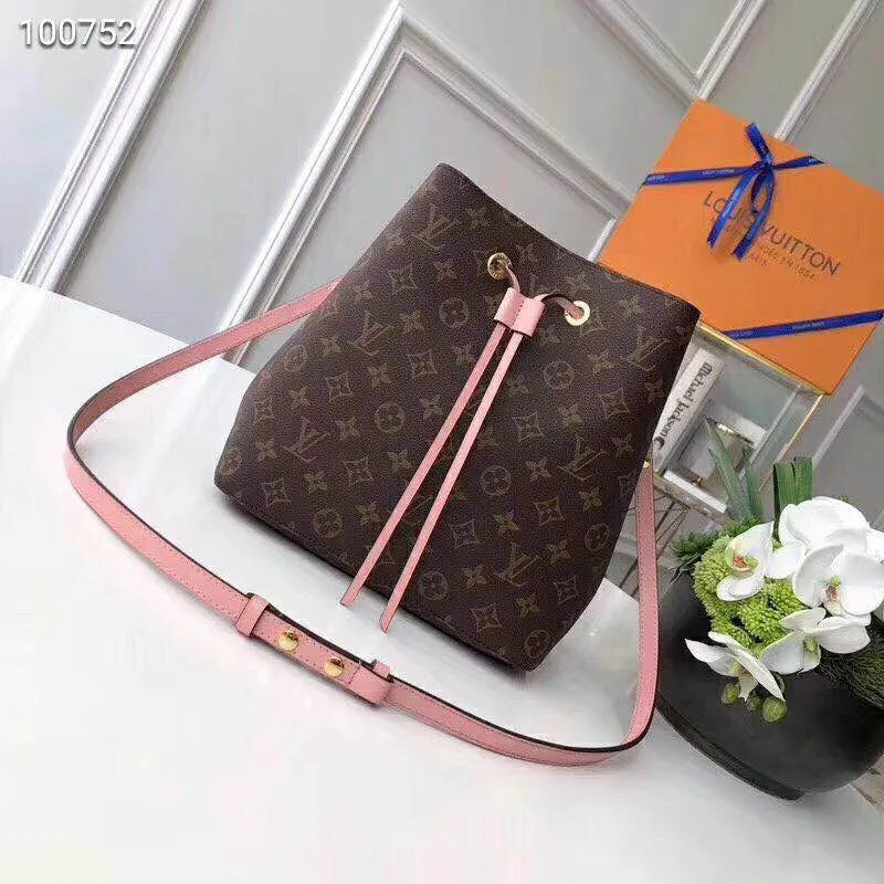 LVLOUISVUITTON NEONOE Bucket Purse Handbags Shoulder Bag Tote Printing Flowers Shopping... | DHGate