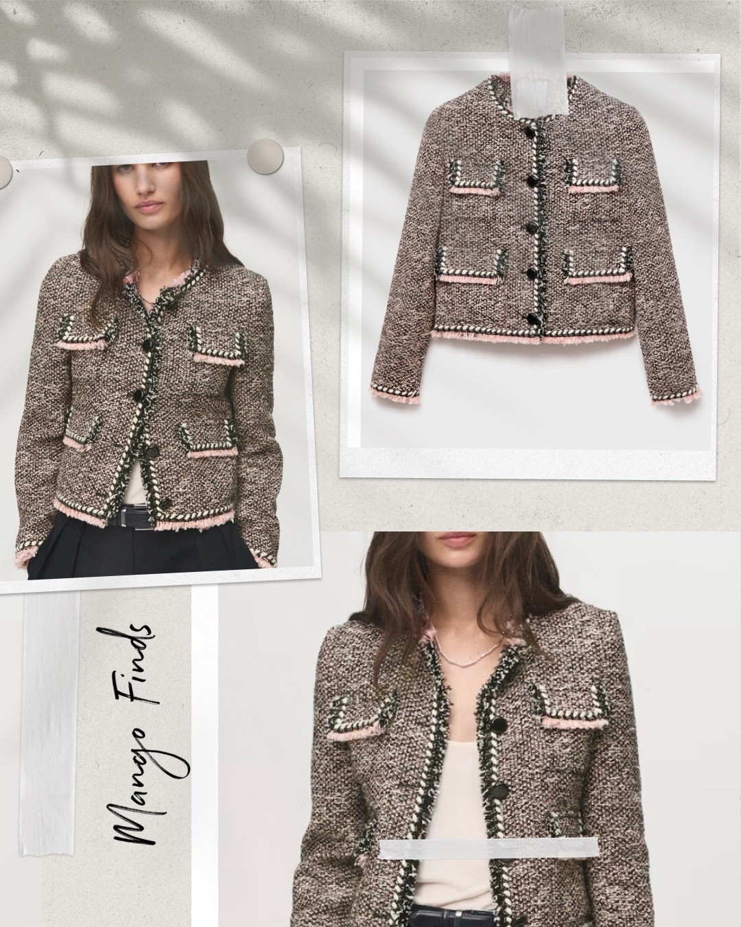 Chanel inspired Jacket. Just add a Chanel brooch and you’re done!

#LTKStyleTip #LTKMidsize #LTKWorkwear