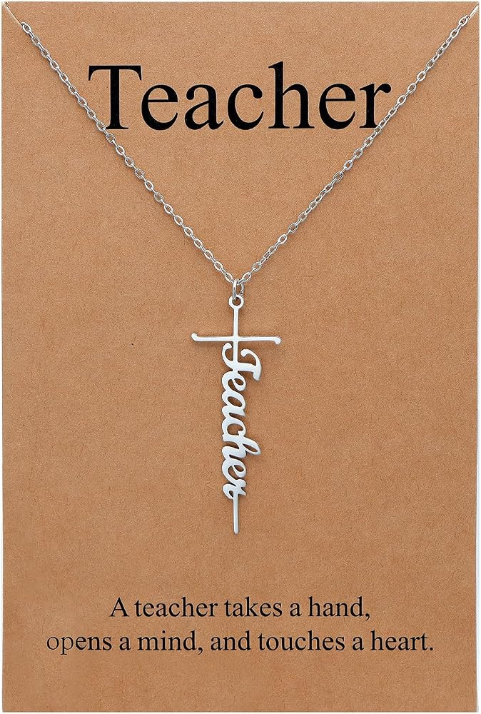 Lcherry Birthday Gifts for Grandma Mom Daughter Teacher Cross Necklace for Women Christian Neckla... | Amazon (US)