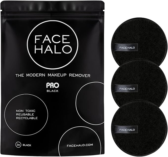 Face Halo Reusable Makeup Remover Pads, No Product Needed | Gently Removes Makeup With Just Water... | Amazon (US)