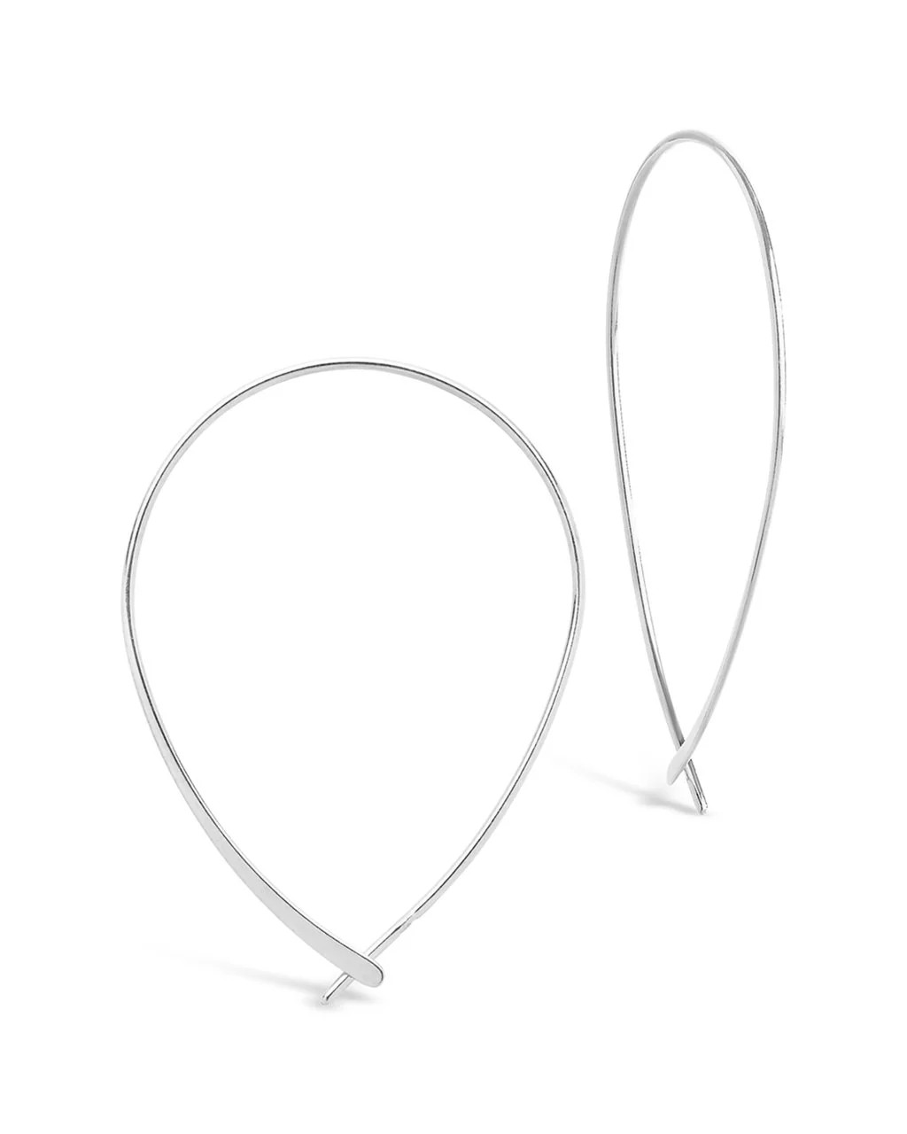 Delicate Threader Hoop Earrings | Sterling Forever