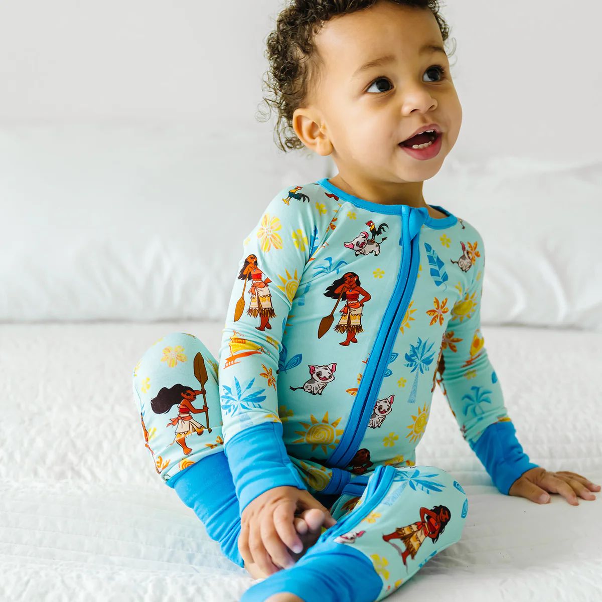 Disney Moana of Motunui Bamboo Viscose Zippy | Little Sleepies