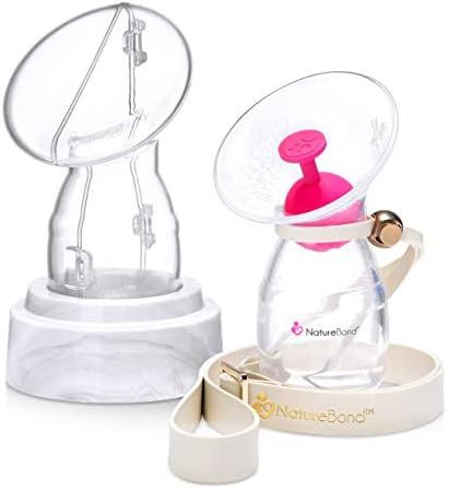 NatureBond Silicone Breastfeeding Manual Breast Pump Milk Saver Suction. All-in-1 Pump Strap, Sto... | Amazon (US)