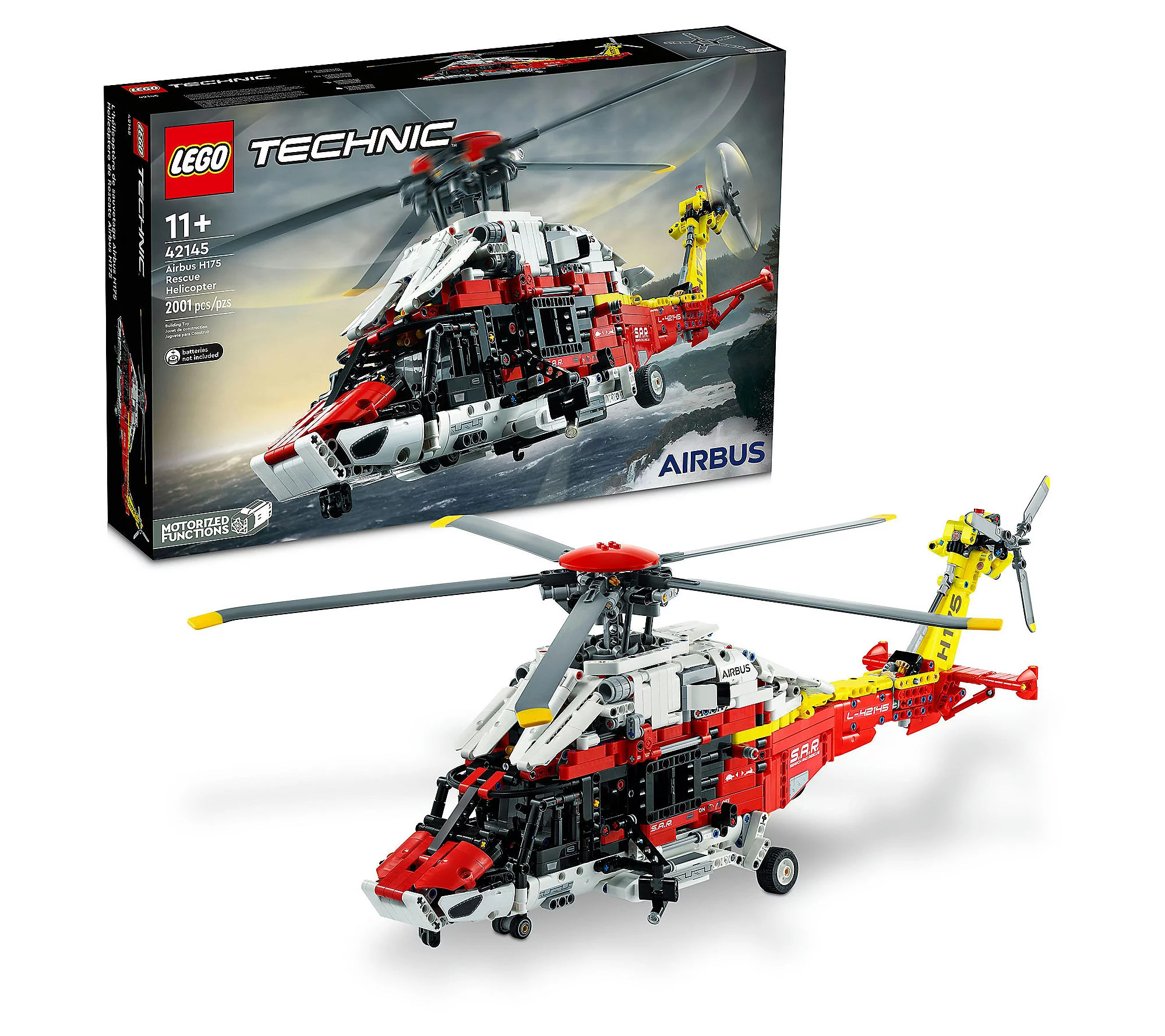 LEGO Technic Airbus H175 Rescue Helicopter 4214 5 Model Build | QVC